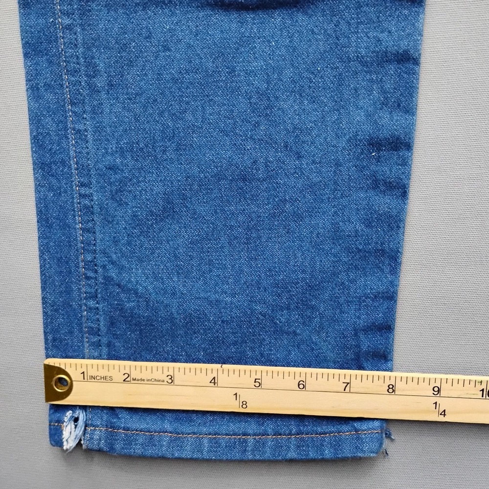 Wrangler 13MWZ Cowboy Cut Mens Blue Denim Jeans 30x32 Straight fit - Picture 4 of 8